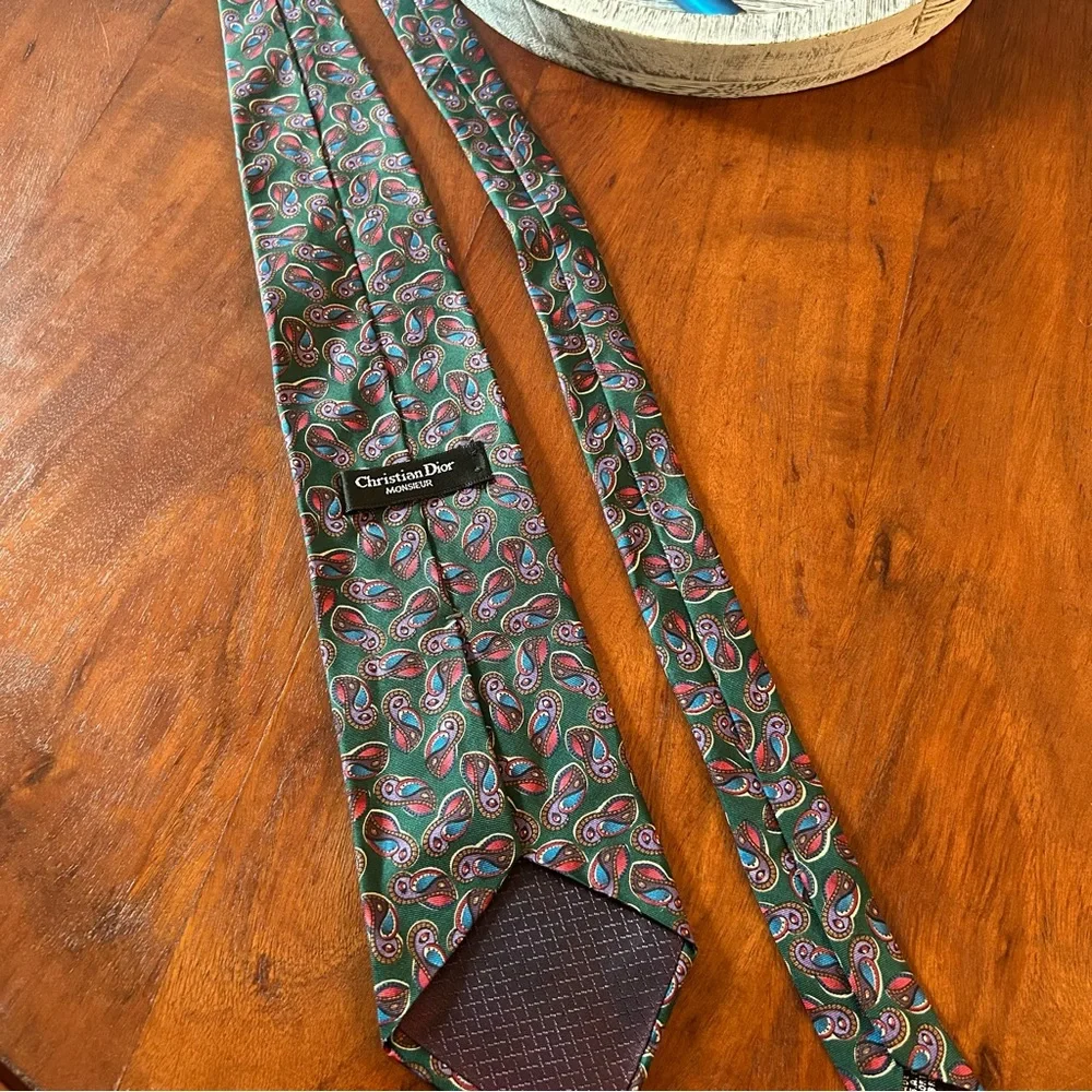Christian Dior Men’s Silk Tie for Fall and Winter